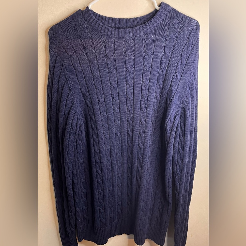 Croft & Barrow Men's Crewneck Sweater - Deep Blue